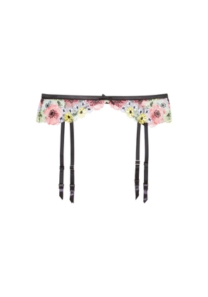 Fleur Du Mal Azalea garter belt - Black