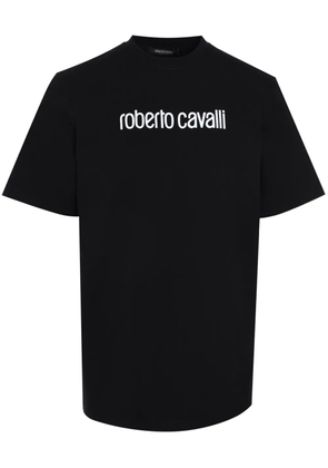Roberto Cavalli logo-print T-shirt - Black