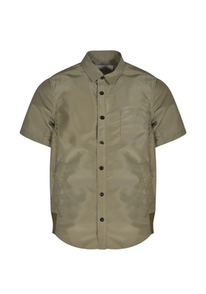 sacai buttoned short-sleeved shirt - Green