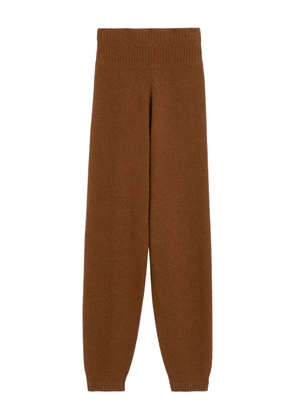 Max Mara knitted high-waisted trousers - Brown