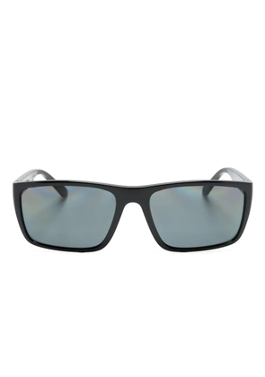 SCUDERIA FERRARI logo-plaque rectangle-frame sunglasses - Black