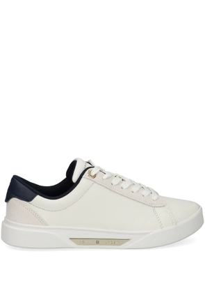 Tommy Hilfiger leather sneakers - White