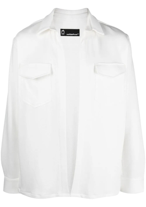STYLAND x notRainProof cotton shirt jacket - White
