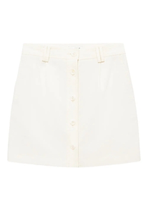 ANINE BING Zaire mini skirt - White