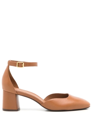 Sarah Chofakian 40mm Florence pumps - Brown