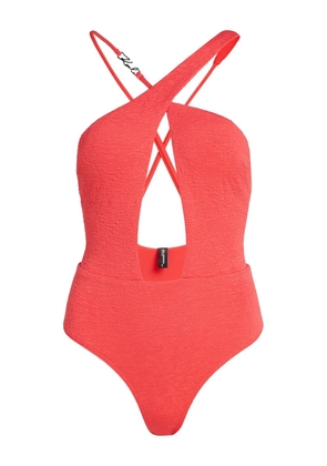 Karl Lagerfeld textured swimsuit