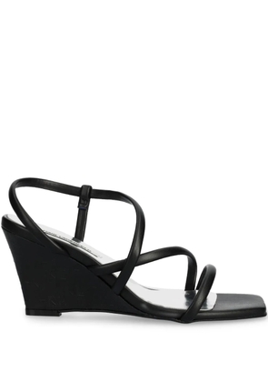 Karl Lagerfeld 85mm leather sandals - Black