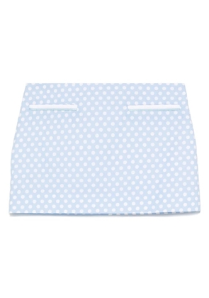 Rowen Rose polka dot mini skirt - Blue