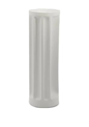 danese milano Bambù cylindrical vase (11cm x 37cm) - White