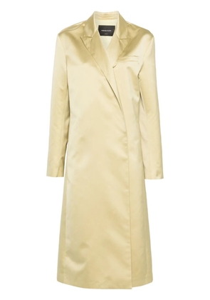 Fabiana Filippi crepe maxi coat - Green