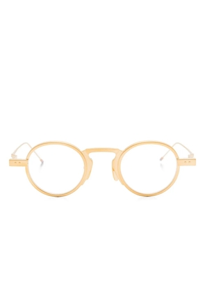 Thom Browne Eyewear round-frame glasses - Gold