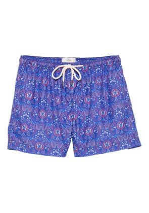 PENINSULA SWIMWEAR paisley-print swim shorts - Blue