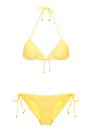 Amir Slama self-tie triangle bikini - Yellow