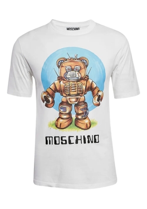 Moschino Pre-Owned Robot Bear T-shirt - White