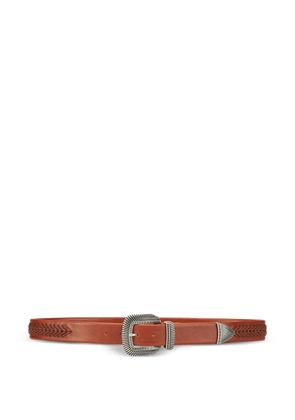 Fortela Clayton leather buckle belt - Brown