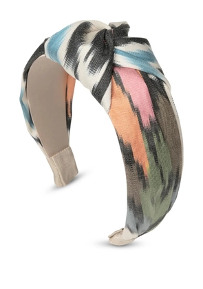 Jennifer Behr Ikat Samaya headband - White