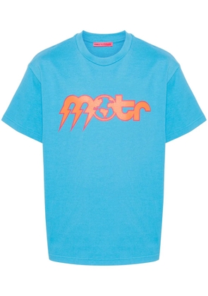 MEMBERS OF THE RAGE logo-print jersey T-shirt - Blue