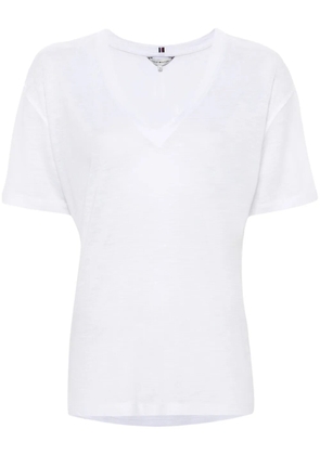 Tommy Hilfiger slub-textured T-shirt - White