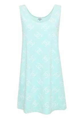 CHANEL Pre-Owned 1996 sleeveless dress - Blue