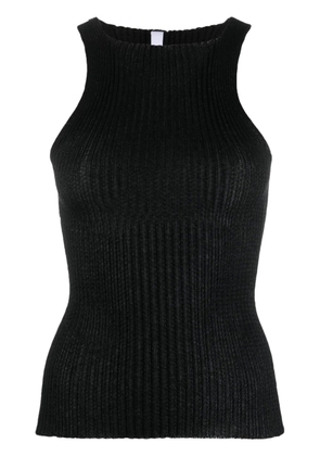 A. ROEGE HOVE Emma high-neck ribbed tank top - Black