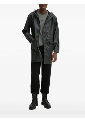 Herschel Supply Co. hooded flap-pocket raincoat - Black