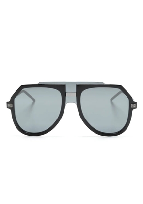 Dolce & Gabbana Eyewear oversized-frame tinted sunglasses - Black
