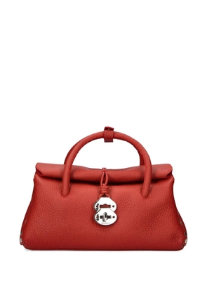 Zanellato small Dotta® top-handle studded tote bag - Red