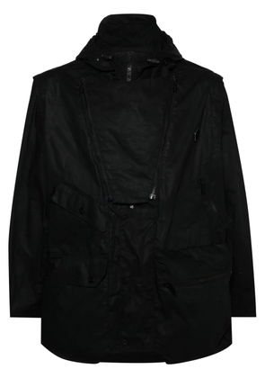A-COLD-WALL* logo-plaque hooded jacket - Black