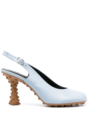 Sunnei Chiodi Passo 90mm leather pumps - Blue