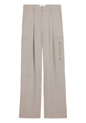 AMI Paris straight-leg trousers - Neutrals