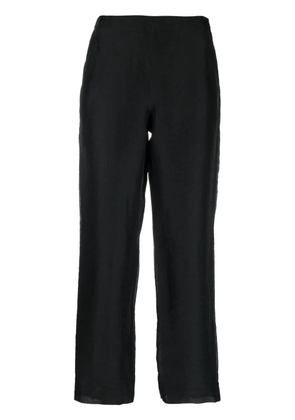 Giorgio Armani Pre-Owned 2000s wide-legged silk trousers - Black