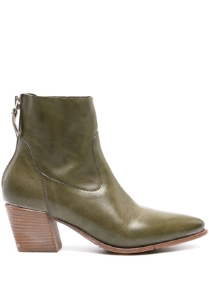 Moma Triumph leather boots - Green