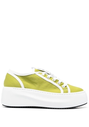 Vic Matie platform leather sneakers - Green