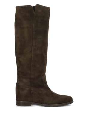 Julie Dee side-vents round-toe boots - Brown