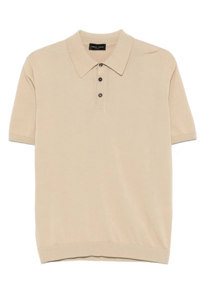 Roberto Collina cotton polo shirt - Neutrals