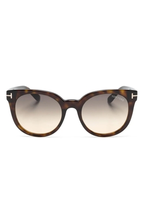 TOM FORD Eyewear Moira cat-eye sunglasses - Brown