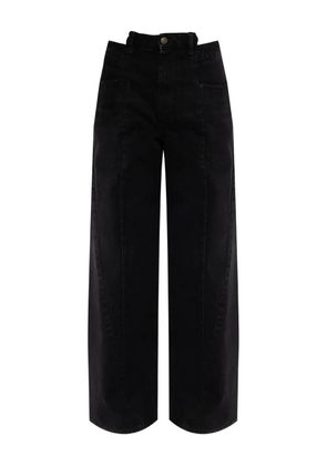 Maison Margiela cutout-panel pants - Black