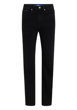 Karl Lagerfeld Jeans high-rise straight-leg jeans - Black