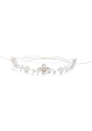 Jennifer Behr Gayle crystal-embellished circlet - Silver