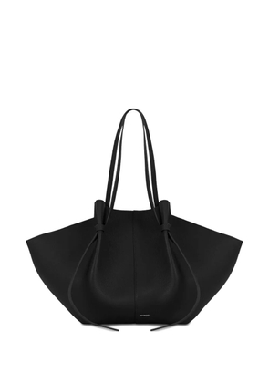 Yuzefi organic curves granulated bag - Black