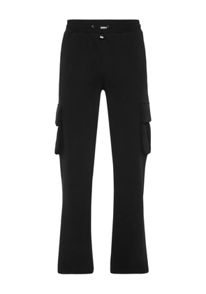 Philipp Plein cotton-blend trousers - Black