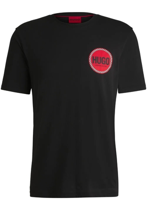 HUGO logo-print T-shirt - Black
