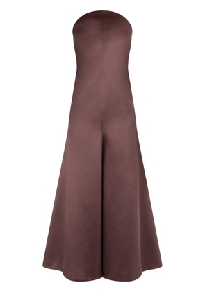 Philosophy Di Lorenzo Serafini strapless satin jumpsuit - Purple