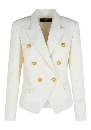Balmain double-breasted blazer - White