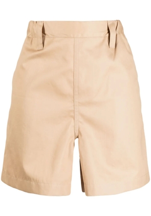 Sofie D'hoore elasticated-waist cotton shorts - Brown