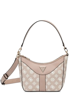 GUESS USA Dorys logo-plaque shoulder bag - Neutrals