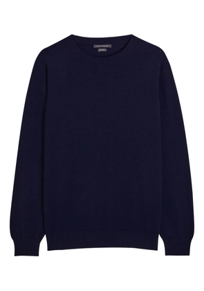 Begg x Co round-neck long-sleeve sweater - Blue