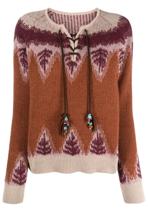 Fortela Leanne jumper - Brown