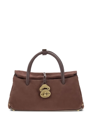 Zanellato top-handles clasp-closure tote bag - Brown
