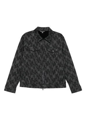 John Varvatos Hallet patterned jacket - Black